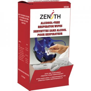 Zenith Safety Products - SEE383 - Serviettes nettoyantes pour respirateurs & EPI