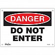 Zenith Safety Products - SGL342 - Enseigne «Do Not Enter» Chaque