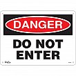 Zenith Safety Products - SGL345 - Enseigne «Do Not Enter» Chaque