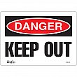 Zenith Safety Products - SGL353 - Enseigne «Keep Out» Chaque