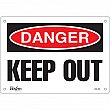 Zenith Safety Products - SGL355 - Enseigne «Keep Out» Chaque