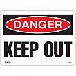 Zenith Safety Products - SGL356 - Enseigne «Keep Out» Chaque