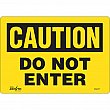 Zenith Safety Products - SGL371 - Enseigne «Do Not Enter» Chaque