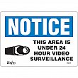 Zenith Safety Products - SGL431 - Enseigne «24 Hour Surveillance» Chaque