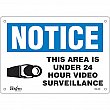 Zenith Safety Products - SGL432 - Enseigne «24 Hour Surveillance» Chaque