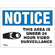 Zenith Safety Products - SGL434 - Enseigne «24 Hour Surveillance» Chaque