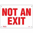 Zenith Safety Products - SGL456 - Enseigne «Not An Exit» Chaque