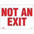 Zenith Safety Products - SGL458 - Enseigne «Not An Exit» Chaque