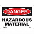 Zenith Safety Products - SGL551 - Enseigne «Hazardous Material» Chaque