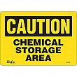 Zenith Safety Products - SGL581 - Enseigne «Chemical Storage Area» Chaque