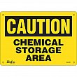 Zenith Safety Products - SGL583 - Enseigne «Chemical Storage Area» Chaque
