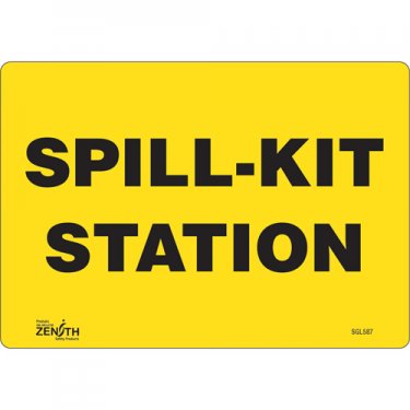 Zenith Safety Products - SGL587 - Enseigne «Spill Kit Station» Chaque