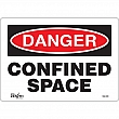 Zenith Safety Products - SGL593 - Enseigne «Confined Space» Chaque