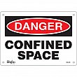Zenith Safety Products - SGL594 - Enseigne «Confined Space» Chaque