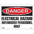 Zenith Safety Products - SGL614 - Enseigne «Authorized Personnel Only» Chaque