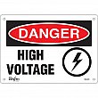 Zenith Safety Products - SGL624 - Enseigne «High Voltage» Chaque