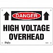 Zenith Safety Products - SGL655 - Enseigne «High Voltage Overhead» Chaque