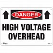 Zenith Safety Products - SGL658 - Enseigne «High Voltage Overhead» Chaque