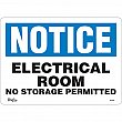 Zenith Safety Products - SGL668 - Electrical Room Sign Each