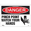 Zenith Safety Products - SGL680 - Pinch Point Sign Each