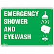 Zenith Safety Products - SGL705 - Enseigne «Emergency Shower And Eyewash» Chaque