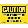 Zenith Safety Products - SGL902 - Enseigne «Foot Protection Required» Chaque