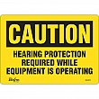 Zenith Safety Products - SGL913 - Enseigne contre le danger lié au bruit « Hearing Protection Required» Chaque
