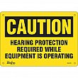 Zenith Safety Products - SGL915 - Enseigne contre le danger lié au bruit « Hearing Protection Required» Chaque