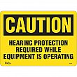 Zenith Safety Products - SGL916 - Enseigne contre le danger lié au bruit « Hearing Protection Required» Chaque