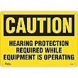 Zenith Safety Products - SGL918 - Enseigne contre le danger lié au bruit « Hearing Protection Required» Chaque