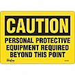 Zenith Safety Products - SGL919 - Personal Protective Equipment Required Sign Each
