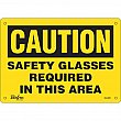 Zenith Safety Products - SGL926 - Enseigne «Safety Glasses Required» Chaque