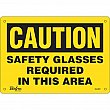 Zenith Safety Products - SGL927 - Enseigne «Safety Glasses Required» Chaque