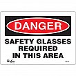 Zenith Safety Products - SGL937 - Enseigne «Safety Glasses Required» Chaque