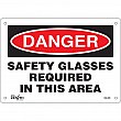 Zenith Safety Products - SGL939 - Enseigne «Safety Glasses Required» Chaque