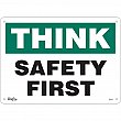 Zenith Safety Products - SGL971 - Enseigne «Safety First» Chaque