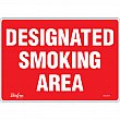 Zenith Safety Products - SGL973 - Enseigne «Designated Smoking Area» Chaque