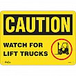 Zenith Safety Products - SGM039 - Enseigne «Watch For Lift Trucks» Chaque