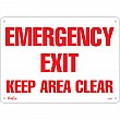 Zenith Safety Products - SGM068 - Emergency Exit Sign Each