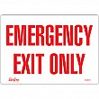 Zenith Safety Products - SGM070 - Enseigne «Emergency Exit» Chaque