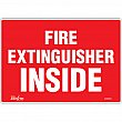 Zenith Safety Products - SGM094 - Enseigne «Fire Extinguisher Inside» Chaque