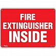 Zenith Safety Products - SGM099 - Enseigne «Fire Extinguisher Inside» Chaque