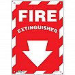 Zenith Safety Products - SGM101 - Enseigne avec flèche vers le bas «Fire Extinguisher» Chaque