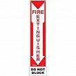 Zenith Safety Products - SGM126 - Enseigne «Fire Extinguisher - Do Not Block» Chaque