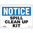 Zenith Safety Products - SGM129 - Spill Clean Up Kit Sign Each