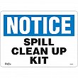 Zenith Safety Products - SGM130 - Enseigne «Spill Clean Up Kit» Chaque