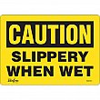 Zenith Safety Products - SGM151 - Enseigne «Slippery When Wet» Chaque