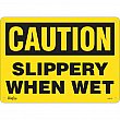 Zenith Safety Products - SGM155 - Enseigne «Slippery When Wet» Chaque
