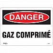 Zenith Safety Products - SGM326 - Enseigne «Gaz Comprimé» Chaque