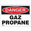 Zenith Safety Products - SGM332 - Enseigne «Gaz Propane» Chaque